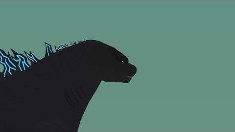 Godzilla atomic Breath test animation
