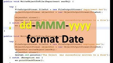 Lập trình Java - format date trong Java