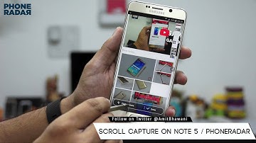 How To Take Scroll Capture Screenshot on Galaxy Note 5