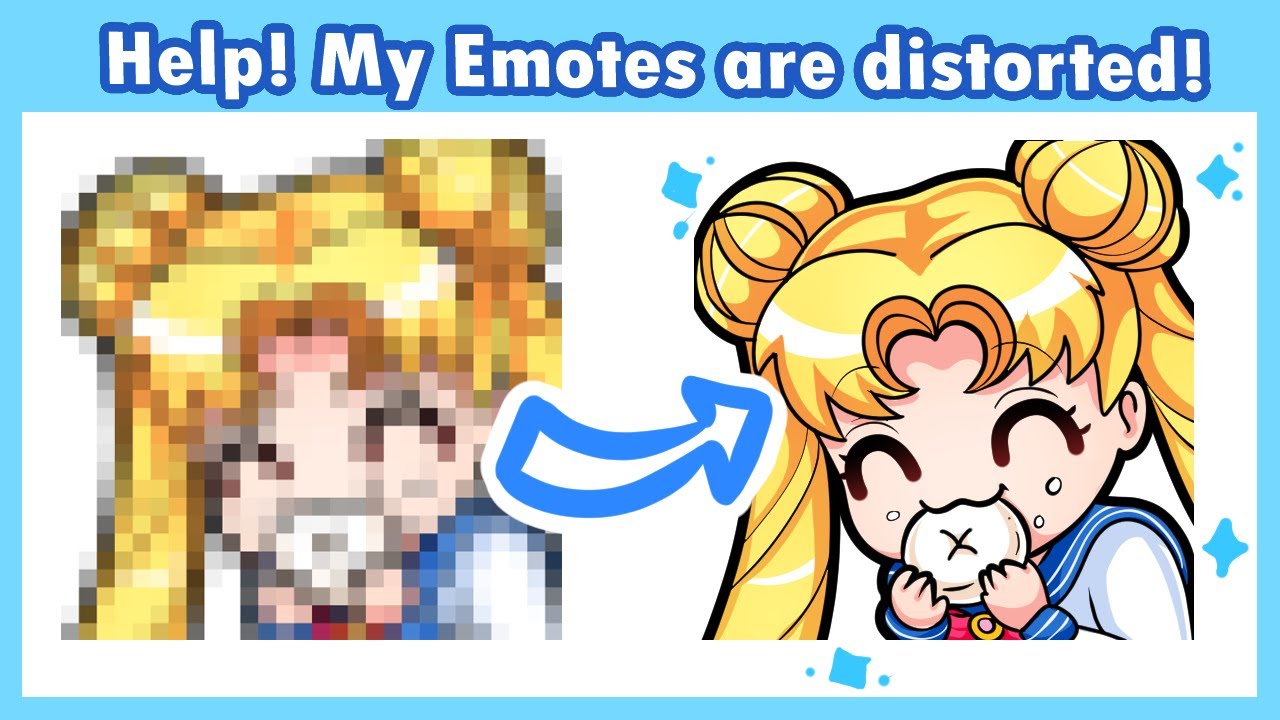 12 Positive Sailor Moon Emotes for Twitch Discord Cute 