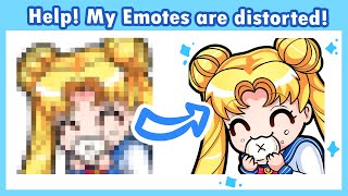 Why Your Emotes Look DISTORED at 28x28 Pixels