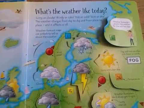 See inside Weather and Climate. Usborne.Книга о погоде и климате на английском.