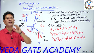 Analog Class 20 (Biasing Techniques of BJT) by Gurumurthy Sir @ VEDA GATE ACADEMY
