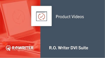 R.O. Writer DVI Suite (Digital Vehicle Inspection Software)