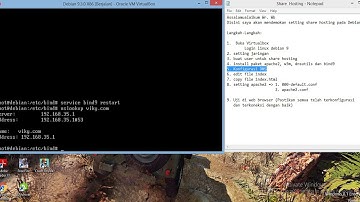 Konfigurasi Share Hosting Debian 9 -| Vcky Andrean/35 -| SMK YPM 1 Taman