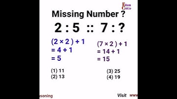 Analogy | Number Analogy | Reasoning classes for ssc cgl GD Exam | Missing number | Exam Cracker