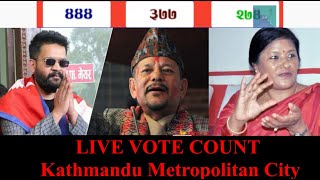 LIVE VOTE COUNT Kathmandu Metropolitan City