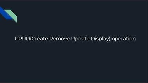 Asp.net mvc CRUD operation part 2