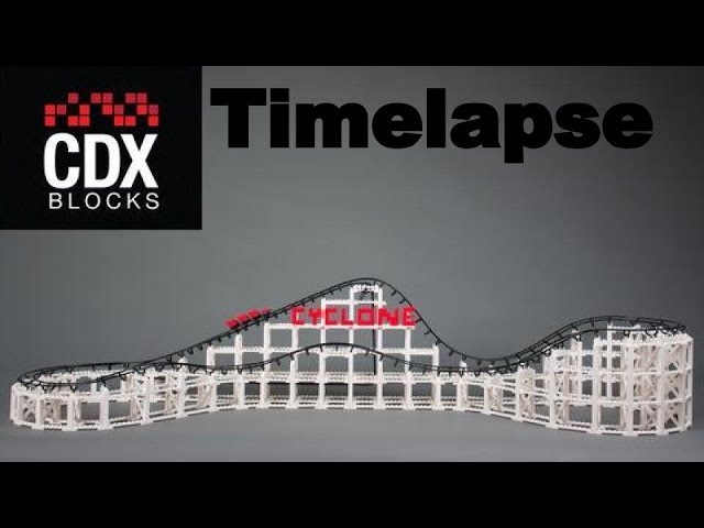 CDX Blocks Cyclone Roller Coaster Building Set