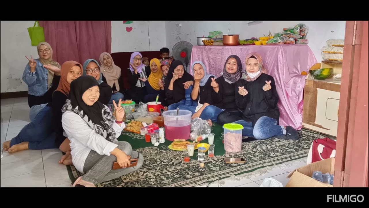 Munggahan kel.besar 1A PeTir 07 2025/2026, at Razani's home