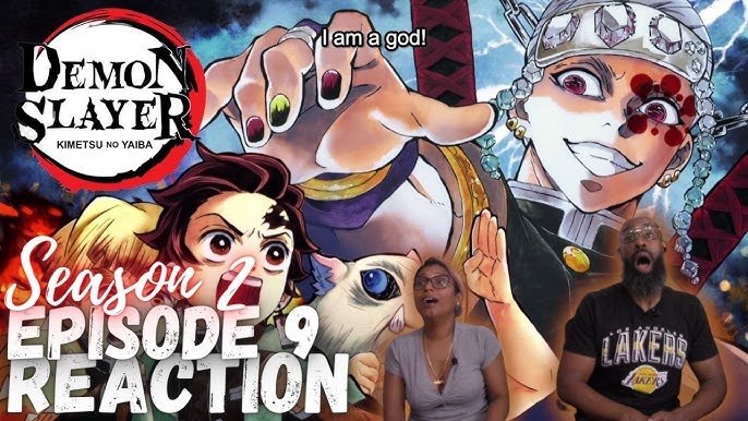 Anime Noobs watch Demon Slayer 1x14  The House with the Wisteria Family  Crest Reaction 