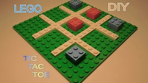 LEGO DIY Tic Tac Toe - Tutorial