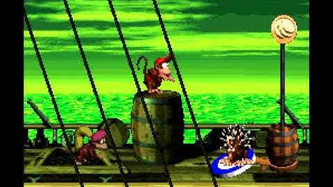 (SNES, PAL) Donkey Kong Country 2 - 3 - Krem Quay