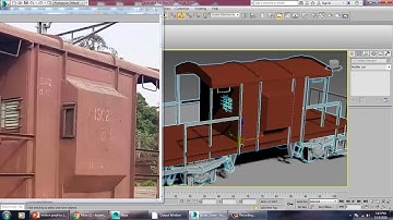 Tutorial on Modeling and Texturing a Goods Carrier Bogie in 3dsmax.( Part 10)