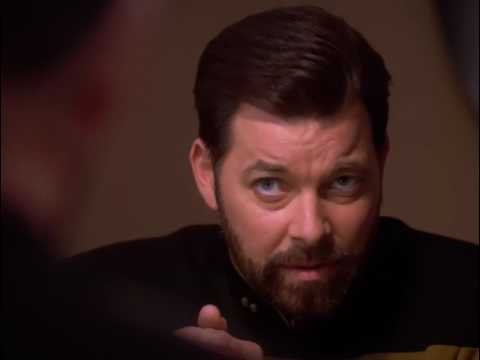 William Riker hates copy of himself Star Trek TNG (Blu Ray HD)