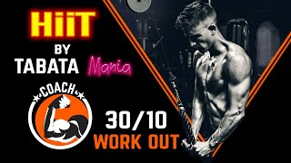 TABATA 30/10 - HiiT Workout music w/ TIMER - Intense TABATAMANIA