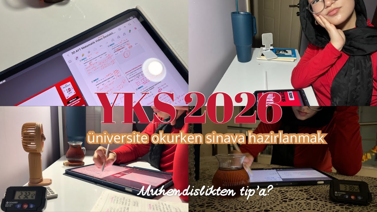 Yks2026 || üniversite okurken sınava hazırlanmak || mühendislikten tıp’a?
