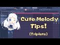 How to make a cute melody triplets  fl studio 21 tutorial