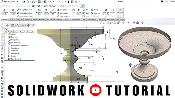 Beautiful 3D & 2D Flower Vase Design in SolidWorks 2025 | Guldasta Model Full Detail Sketch Tutorial