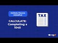 Understanding Melinda's 1040 Form