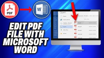 How To Edit PDF file with Microsoft Word (2025) - Easy Fix