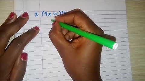 Expanding double brackets using GRID method