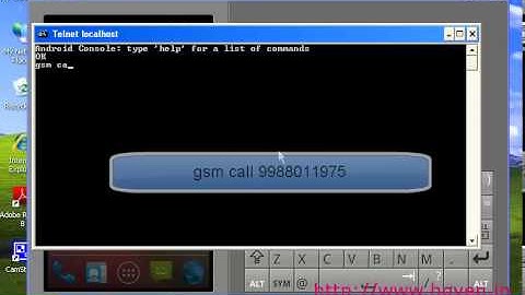 Simulating an Incoming Call in Android Emulator using Telnet - Best Android Training in Chandigarh