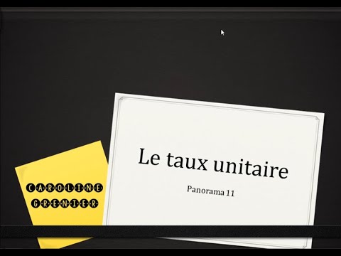 Vidéo: Qu'est-ce qu'un rapport unitaire en maths ?