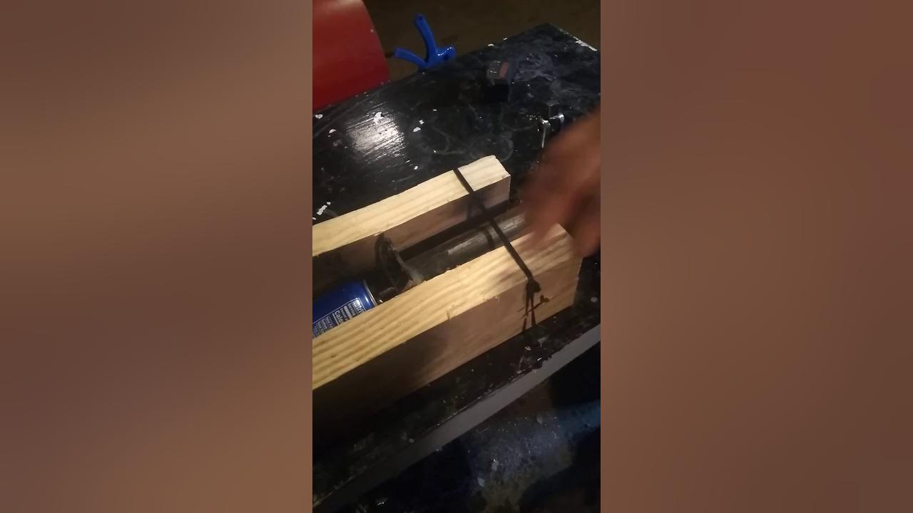 Homemade can crusher YouTube