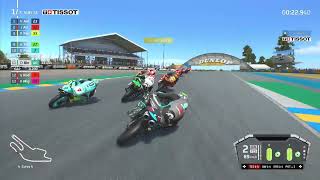 [PS5] Funny Moto3 Race at LeMans - [MotoGP21 HDR Gameplay] #FranceGP