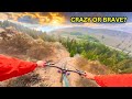 Biggest mountain bike drop on earth  terrifying