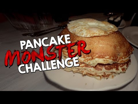 PANCAKE MONSTER CHALLENGE IN CALIFORNIA!!