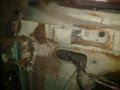 Rusty Ford Escort body repair.