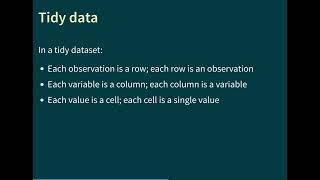 14 - Tidy data