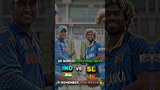 T20 WORLD CUP 2014||😭IND V'S SL FINAL|🥴| WINNER SL CRICKET SHORT VIDEO Profile