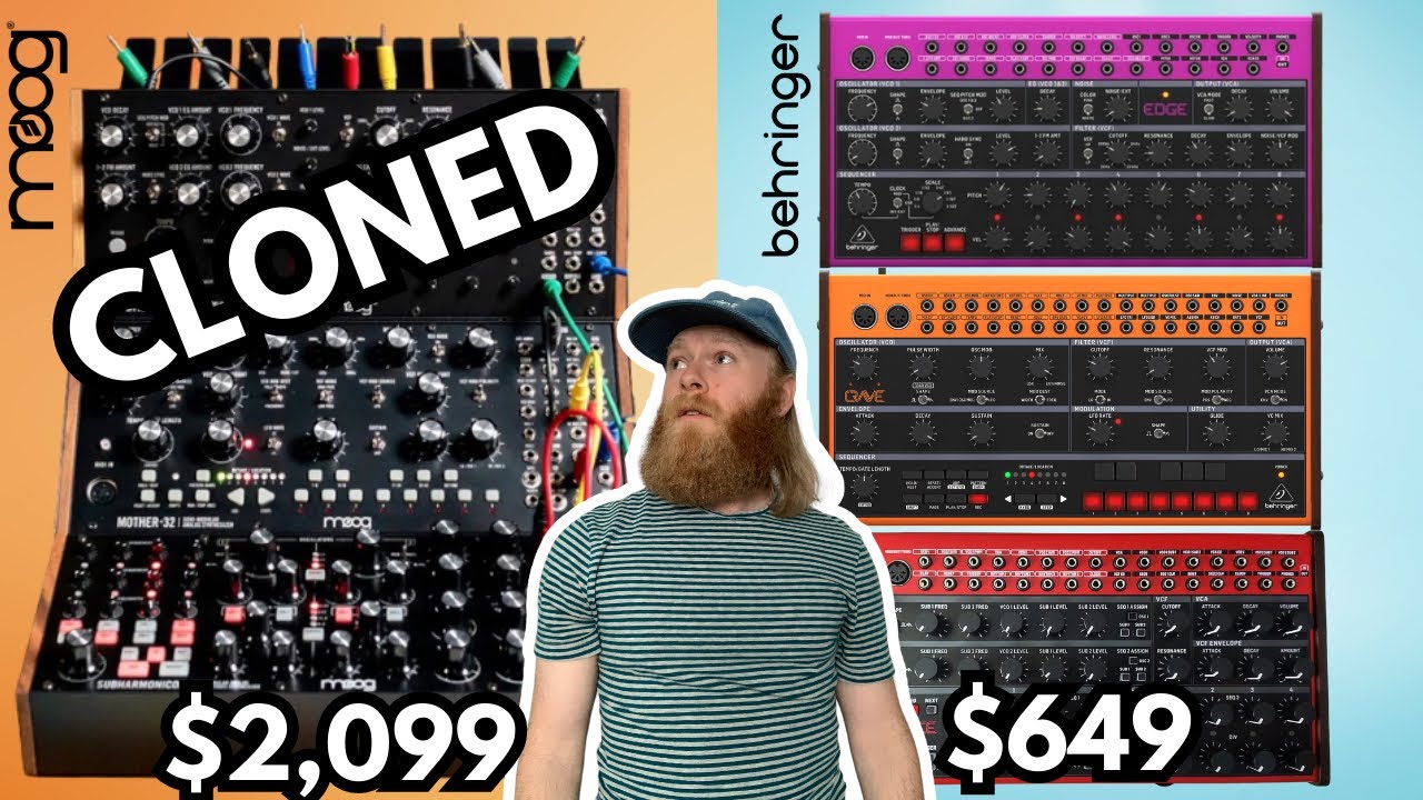 Behringer EDGE Moog DFAMクローン Behringer EDGE vs Moog DFAM Are they the same? - YouTube