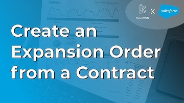 Create an Expansion Order from a Contract #subscription