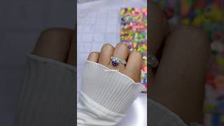 How to make grape beads ring #diy #gelang #gelangkekinian #bracelet #bead #handmade #handmade