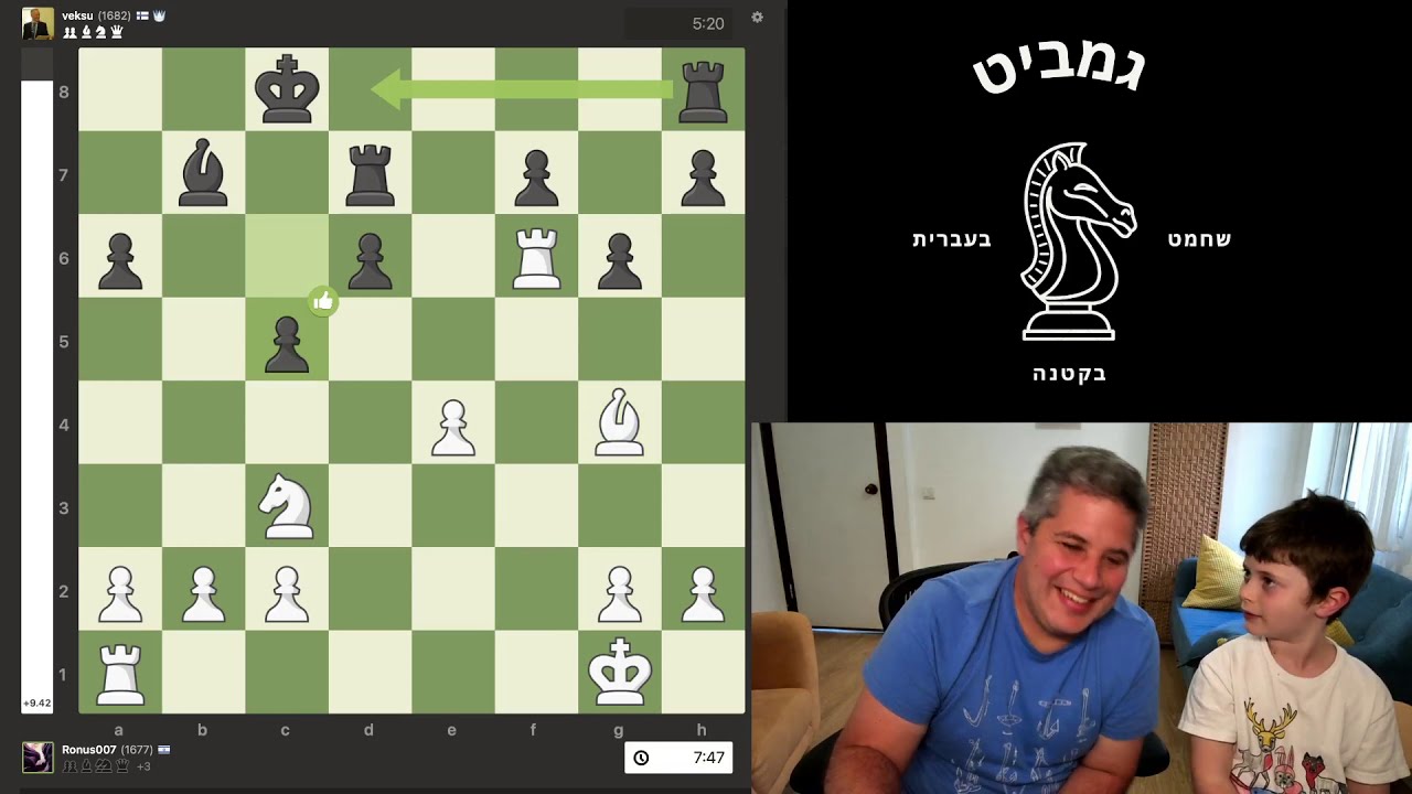 רון משחק נגד הגנה סיציליאנית