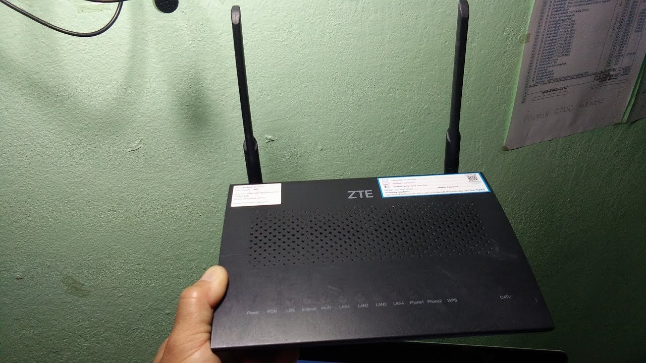 วิธีเปลี่ยนรหัส wifi tot zte 2022 เปลี่ยนรหัส wifi router ZTE