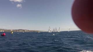 Day 1 Round 3 J80 Cyprus Championship Alpha Fleet Race 1 Start