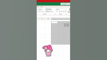 Cách làm dữ liệu tự động xuống dòng trong excel 🤪🤪🤪