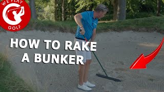 Famous How to Rake a Bunker Correctly After Your Golf Shot | Essential GOLF Tips Wealth