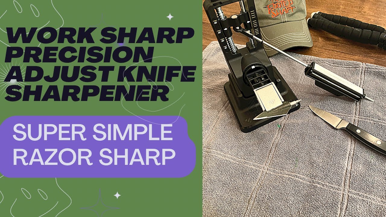 How to Use The Precision Adjust Knife Sharpener - User's Guide: How to  Sharpen a Knife 