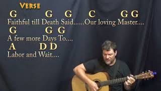 Farther Along (HYMN) Guitar Cover Lesson in G with Chords/Lyrics