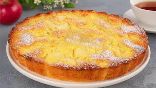 картинка: Яблочный пирог, который тает во рту! Все ищут этот рецепт! Просто и вкусно.