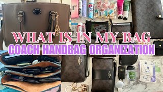 What Is Inside My Coach Bag: Purse Organization