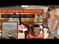 INCREÍBLE transforma VIDRIO en CERÁMICA ENVEJECIDA fácilmente / DIY AGED Vases / Luz Blanchet