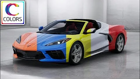 2020 Corvette Stingray C8 COLORS Configurator