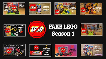 Fake Lego Season 1 - Dollar Tree make it blocks, best lock and MORE